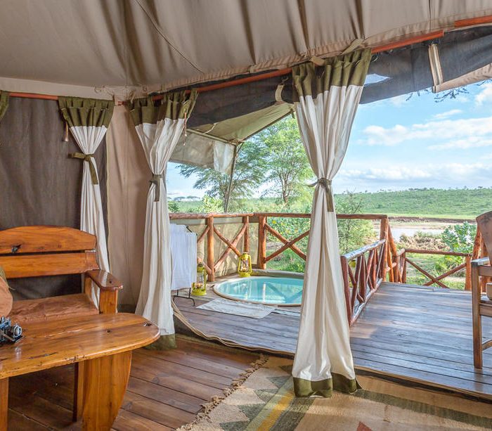 Elephant Bedroom Camp Jacuzzi